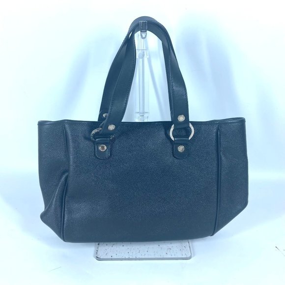 BVLGARI Handbags - BVLGARI Handbag Shoulder Bag Tote Leather Men's Women's Black D-241018-9
